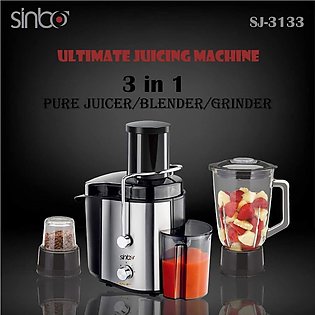 Sinbo Ultimate Juicung Machine  3 in 1 Puer Juicer / Blender and Grinder