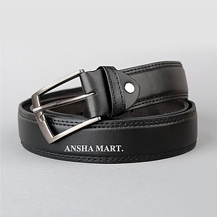 Stylish Leather Belt For Men - Black