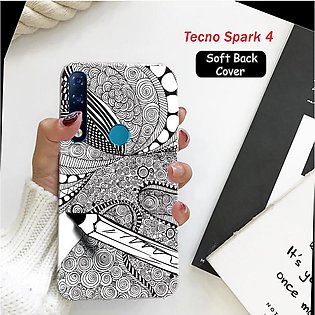 Tecno Spark 4 Cover Case - Art Soft Case Cover for Tecno Spark 4