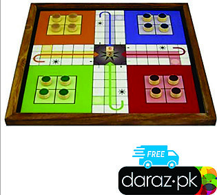 Handmade Ludo Game Wooden Board Four Players