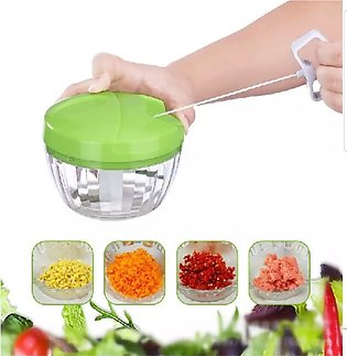 Pull Cord Speedy Food Chopper Fruit Vegetable Nicer Dicer Ginger Cutter Kitchen Gadgets