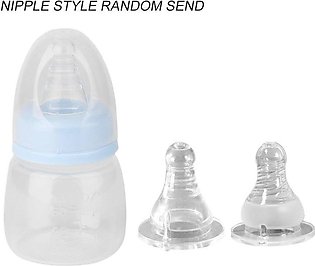 Infant Baby  0-18 Months Feeder 60ML PP Nursing Juice Milk Mini Hardness Bottle blue 60ml