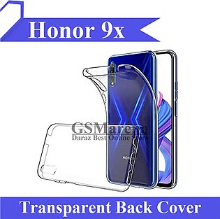 Huawei Honor 9X Back Cover Transparent Crystal Clear Case Cover For Honor 9X