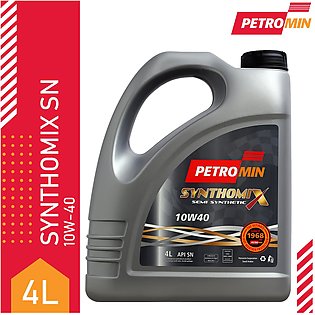 Petromin Synthomix 10W-40 4 Liter SN Semi Synthetic Engine Oil
