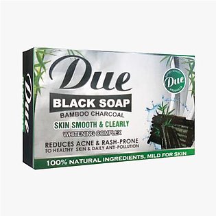 Due Bamboo Charcoal Black Soap 100 Grams