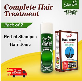 Eden Roc Herbal Shampoo Large & Hair Tonic Small with Free Shipping