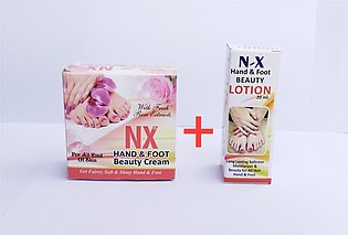 2 pics N X hand and foot cream + N X hand and foot Lotion