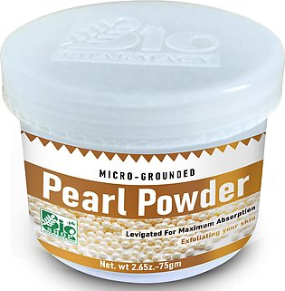 Pearl Powder for Skin Beauty Care Recipes  White Pearl Powder 75 gm