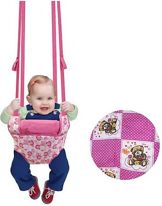Baby Girl Exercise Doorway Bouncer Jumper - 30 kg support - Pink