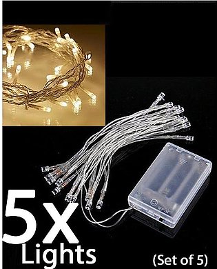 Battery Operated Led Fairy Light - 30 Led'S - Warm White Color