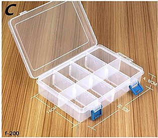 G200 F200 Plastic Tool Box Multi-functional Suitcase Nail Art Storag Container for Electronic Parts Screws Tool Organizer G-200 F-200 Box Storage