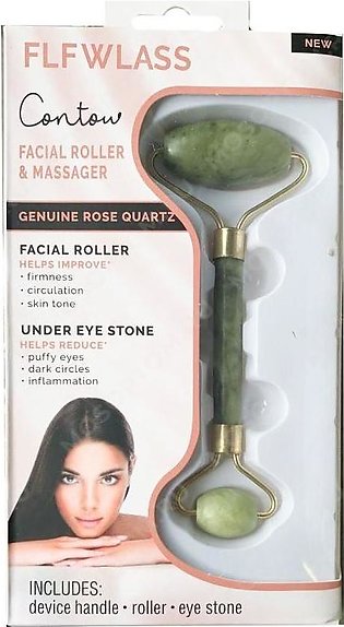 Jade Roller for Face - Face & Neck Massager Eye Massager and Neck Roller