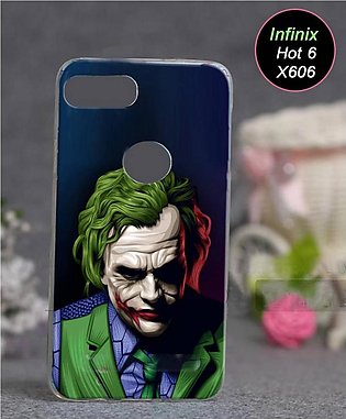 Infinix Hot 6 X606 Back Cover - Joker Style Cover