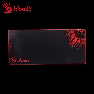 Bloody B-087S Specter Precision Tracking X-Thin Gaming Mouse Pad -Non-Slip Rubber Base - Long Length - Smooth Surface - For PC/Laptop/Gaming Gear - Black
