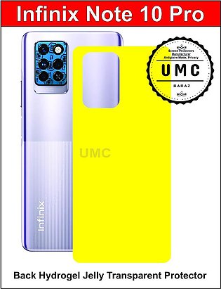 Infinix Note 10 Pro Back Jelly & Camera Protector Hydrogel-Best Material