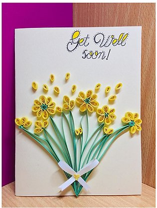 Get Well Soon Card Wishing Card Hand-made Card
