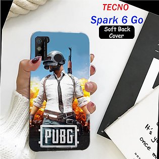 Tecno Spark 6 Go Back Cover - PUBG 2Gud Soft Case Cover