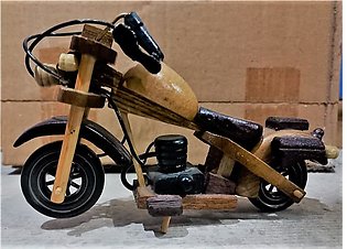 Toy Bike, Wooden Bike Home Décor, Royal Enfield Bike.
