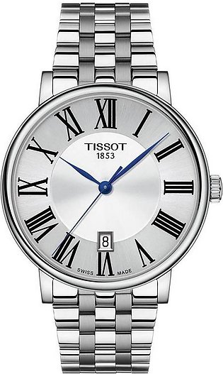 Tissot Carson Premium Silver Dial - Grey Bracelet Gent's Watch