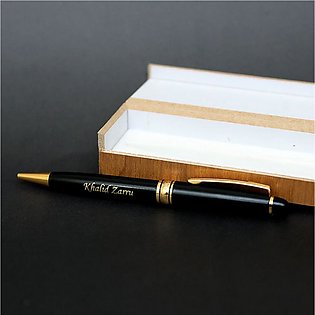 CUSTOMIZED METAL PEN WITH NAME ENGRAVED PEN WITH BOX PACKING (PERFECT GIFT TO SEND YOUR GIRL FRIEND , WIFE, MOTHER , SISTER, FATHER , HUSBAND , FIANCE OR ANY ONE)