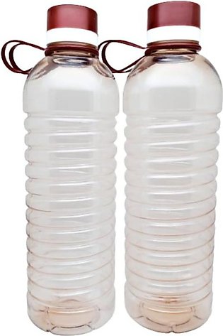 Pack of 2 Safari Ajwa Plastic Water Bottles 1.3 Liter - Fridge and Refrigerator water bottles