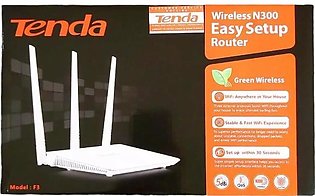 Tenda F6 Router | Tenda F3 | Wireless N300  Wireless WiFi Router Wi-Fi Repeating , English Interface Easy Setup, for Small & Medium House