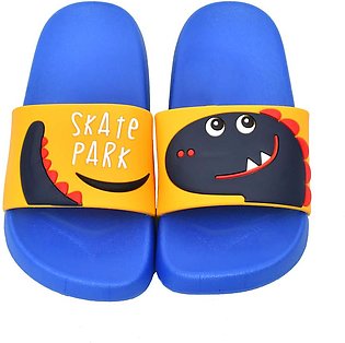 Skate Park Kids Slippers- High Quality House Slippers for Boys and Girls- Multi color