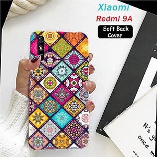 Xiaomi Redmi 9A Back Cover - Art Floral - 2Gud Soft Case Cover