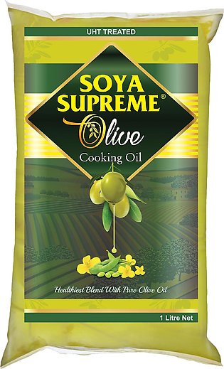 SOYA SUPREME OLIVE COOKING OIL Pouch 1x5