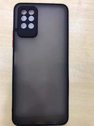 Infinix Note 8i Matte Case Camera Protection Back Cover_ Black