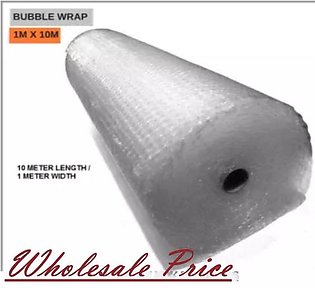 Bubble Wrap Size: 10 Meter Length / 1 Meter Width Packing Material High Quality. Strong Bubbles, No 1 Plastic Material