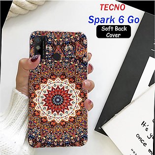 Tecno Spark 6 Go Back Cover - Floral 2Gud Soft Case Cover