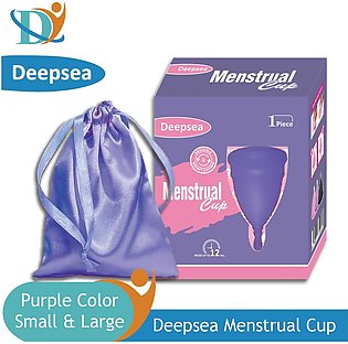 Menstrual Cup Purple Color Large & Small Deepsea Life Sciences