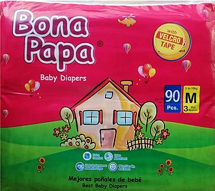 Bona papa plus diapers size-3 Medium 5-10kg (88 Pcs Pack)