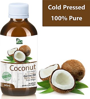 Coconut Oil Cold Pressed  For DIY Skin & Hair Care Recipes 100% Pure & Organic - (Unrefined)