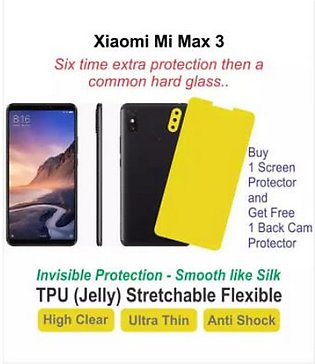 Xiomi Mi Max 3 - Screen protector Tpu Jelly - Best material - Max3
