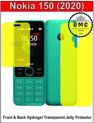 Nokia 150 2020 Front & Back Protector Jelly Clear