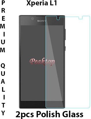 2Pcs Sony Xperia L1 Tempered Glass Screen Protector Polish Glass For Sony Xperia L1