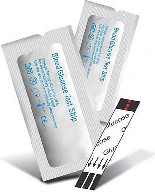 Sugar / Glucose Test Strips for Certeza GL 110 meter - 50 pcs - Foil Pack