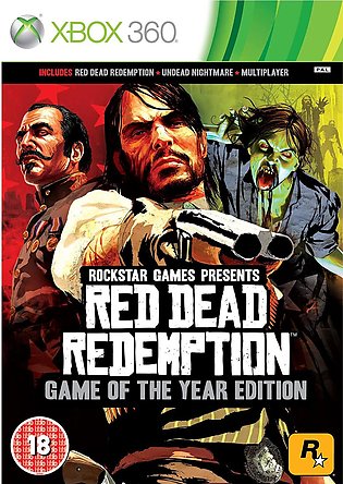 Red Dead Redemption Game of The Year Edition - Xbox 360 - JTAG Modified System - 2 Disc Game