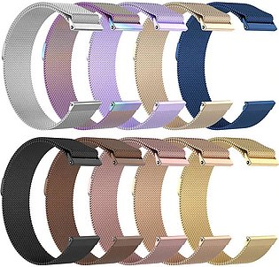 Magnetic Watch Band Strap for FITBIT Versa, Versa Lite, Versa 2 Smart Activity Tracker Smart Watch (Not For Versa 3 & Sense)