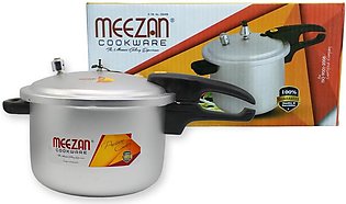 Meezan 5, 7, 9 & 11 Ltr Pressure Cooker Good Body - Pressure Indication Pin Pressure Control Weight Comfortable Handles Extra Safety Weight - Controlled GRS (Gasket Release System)