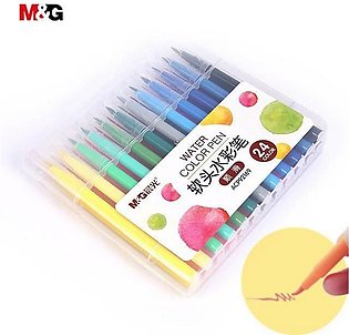 Water Color Marker Soft Brush Tip - 24 Color