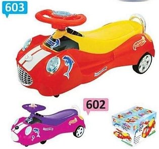Dolphin auto car  Beautiful colors  Age limit 1-6 years  Strong body  Weight limit 1-40 kg lights and music  Auto wheels