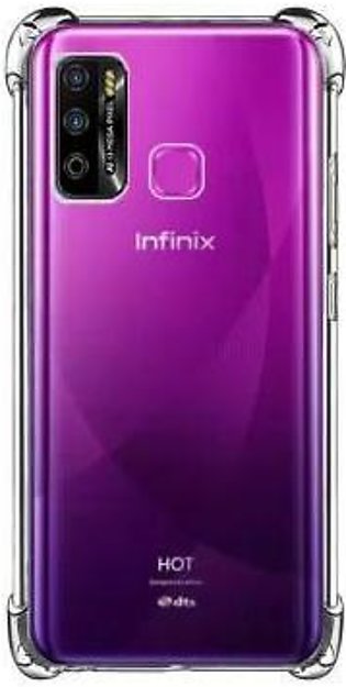 Infinix Hot 10 Play Back Cover | Infinix Hot 9 Play Back Cover Transparent Extra Bumper Anti Shock Soft Crystal Clear Case For Hot 10 Play | Hot 9 Play