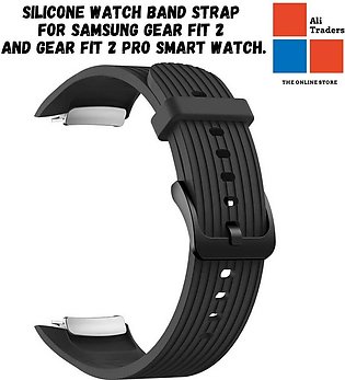 Silicone Watch Band Strap For Samsung Gear Fit 2 and Gear Fit 2 Pro Smart Watch