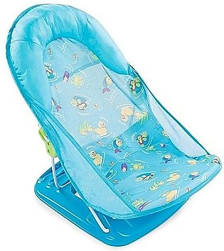 Baby Bather With Head Rest Pillow - Blue