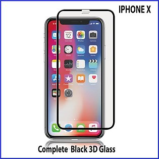 Apple Iphone X Full Black 9D|5D|6D|10D|11D|21D Tempered Glass Screen Protector Full Glue Edge To Edge For Apple Iphone X