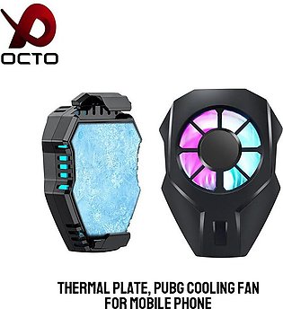 PUBG Mobile Radiator Cooling Fan PUBG Mini Phone Cooler Gaming Handle with LED Light - PUBG Mobile Cooling Fan