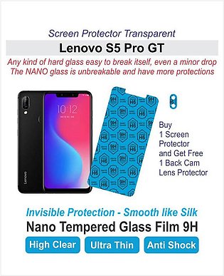 Lenovo S5 Pro GT - Screen protector - Best material - Nano Glass